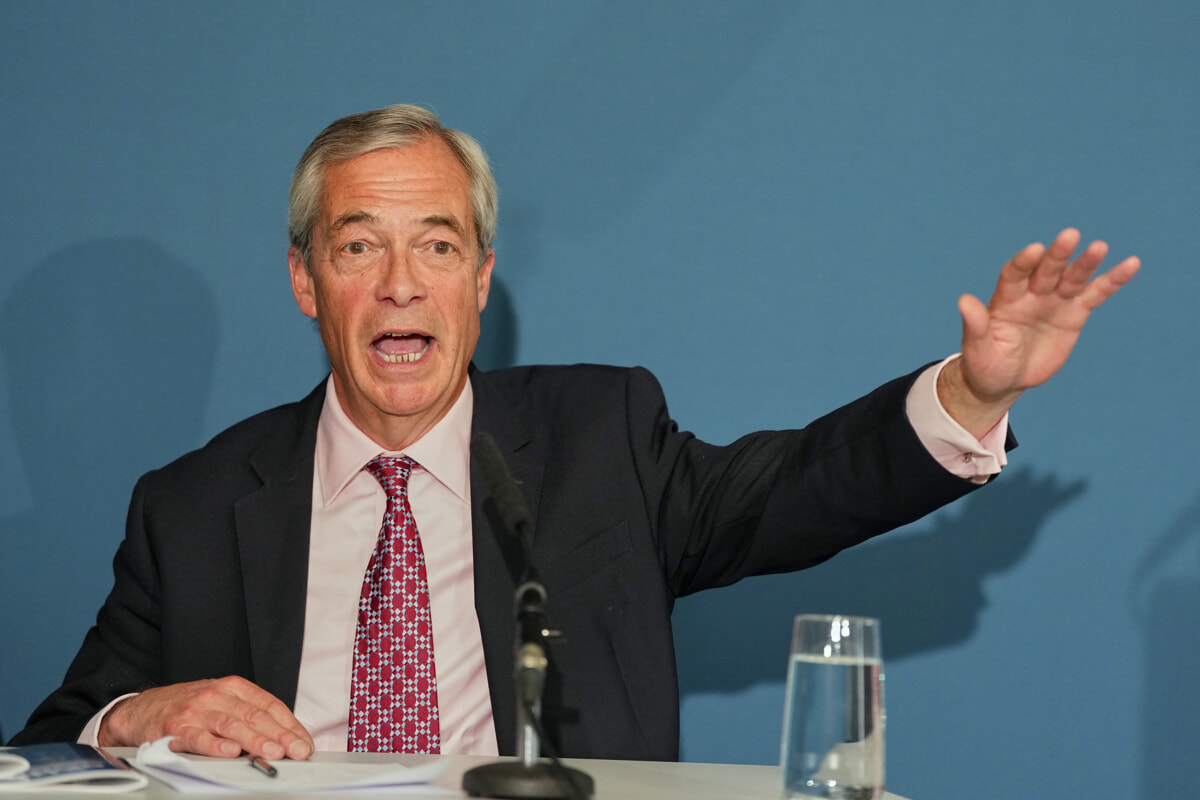 Il leader di Reform UK Nigel Farage foto AP PhotoKirsty Wigglesworth Associate Press LaPresse