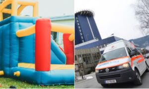 Hüpfburg wird vom Wind fortgerissen – 7-Jähriger stirbt nach dem Aufprall gegen einen Zaun