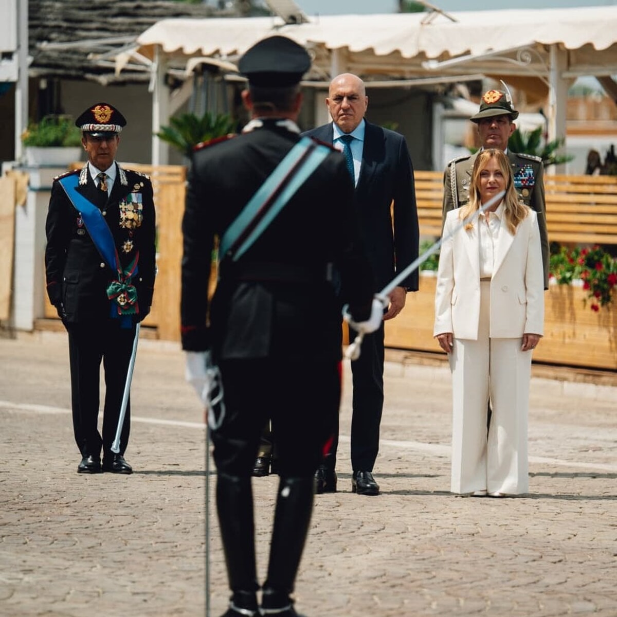 meloni crosetto carabinieri reggio calabria