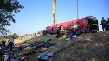 Il luogo dell'incidente (Foto LaPresse)
