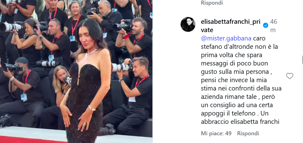 La replica di Elisabetta Franchi 1