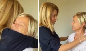 Antonella Elia im Spital – Adriana Volpe gerührt: Das Video von Pietro Delle Piane