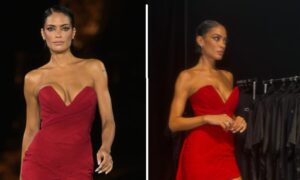Elodie verzaubert im feuerroten Look: die atemberaubende Topmodel-Version der Sängerin