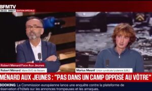Unter Meloni leben? Schrecklich – Faschismus. Französische Aktivistin greift Meloni im Fernsehen an